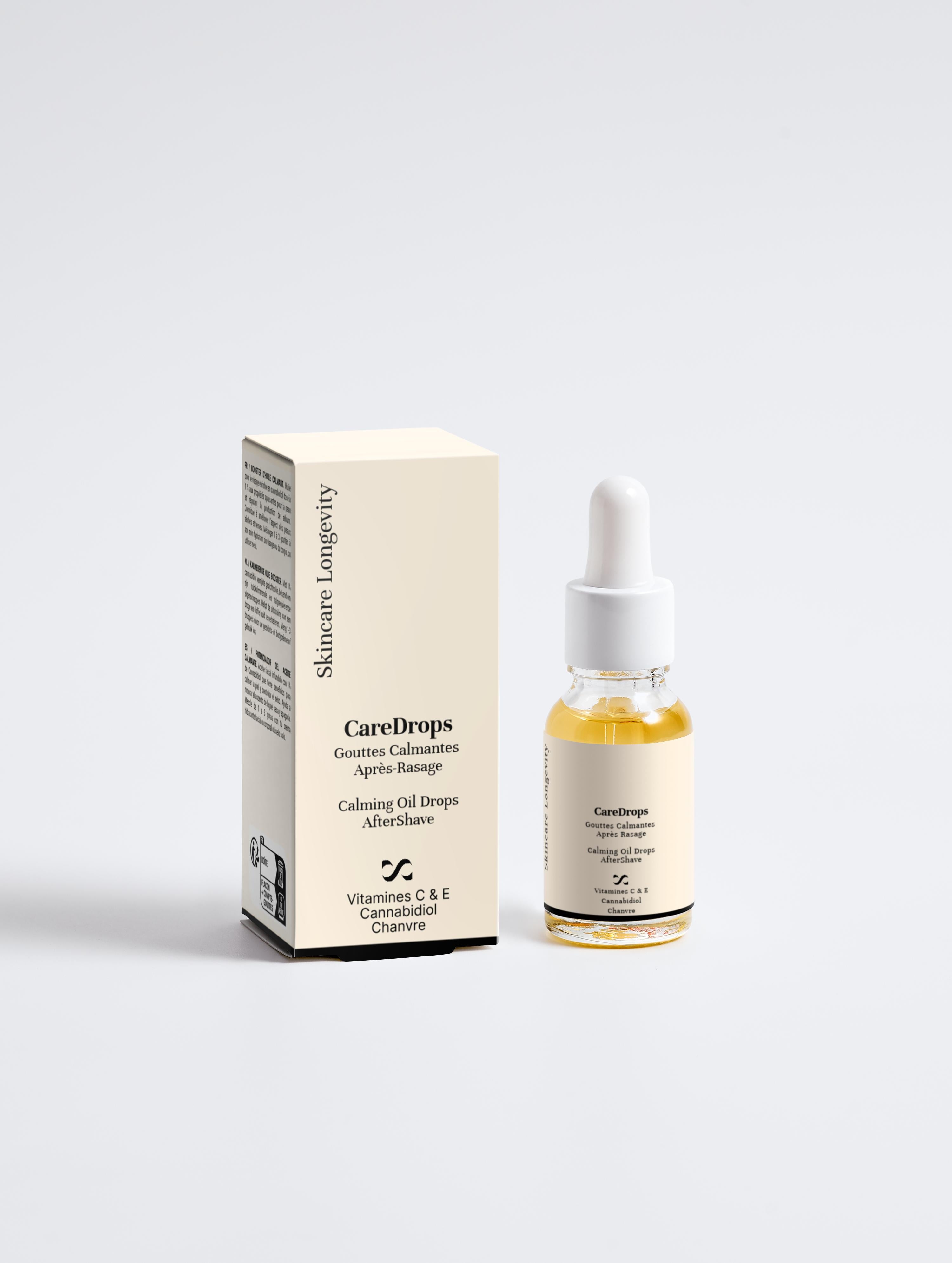 CareDrops-Huile après-rasage