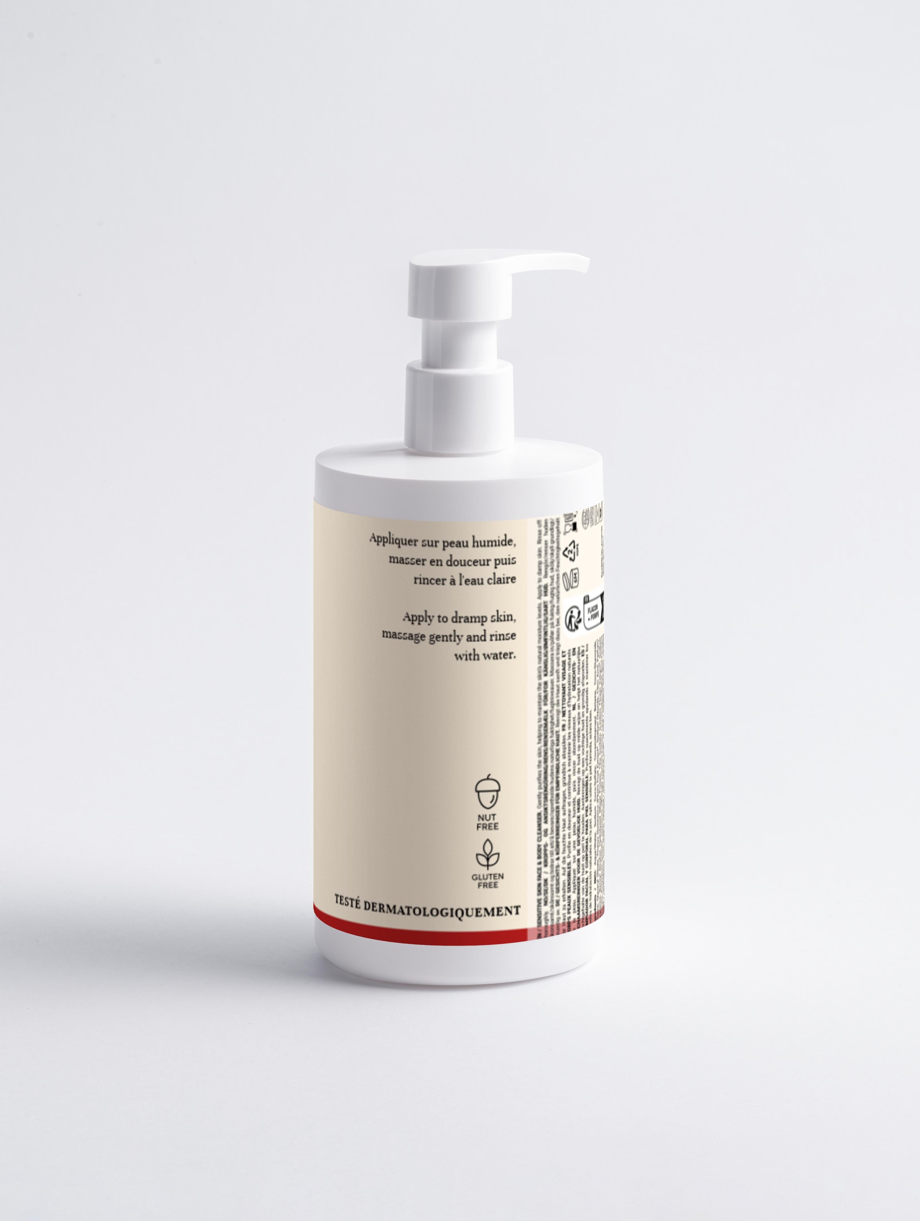 Nettoyant peaux sensibles visage & corps