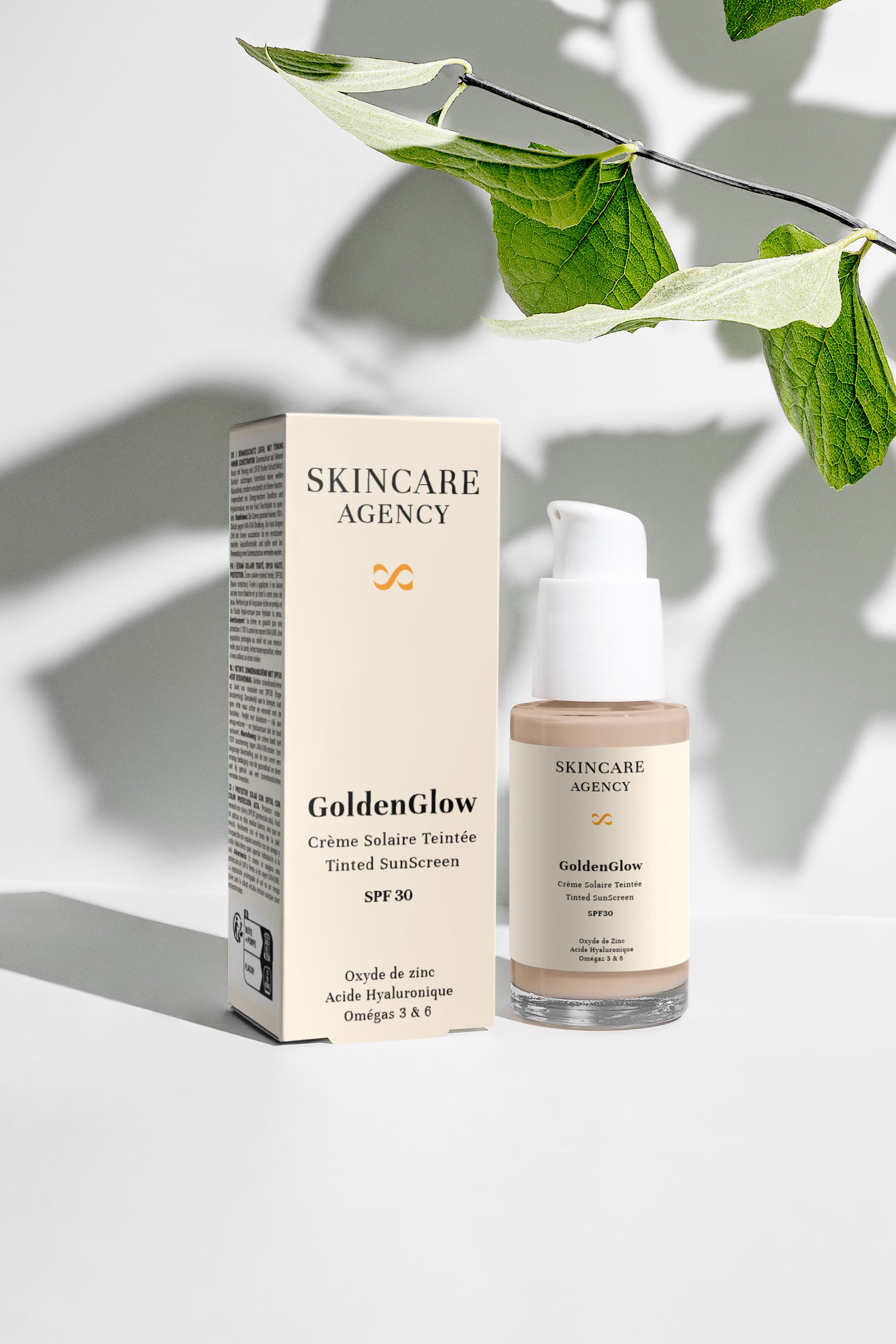 GoldenGlow- Crème solaire SPF30