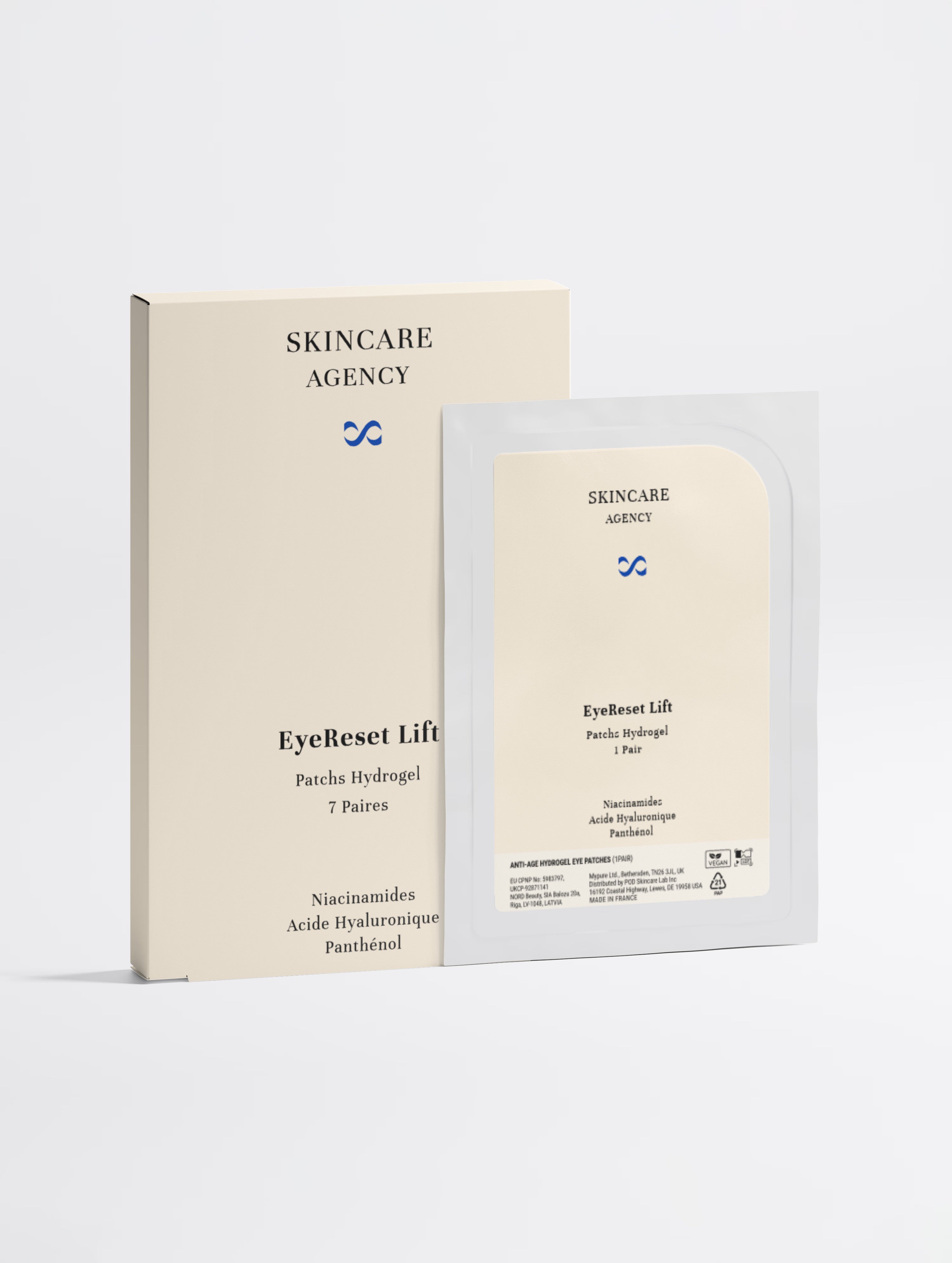 Patchs anti-âge pour les yeux à base d'hydrogel