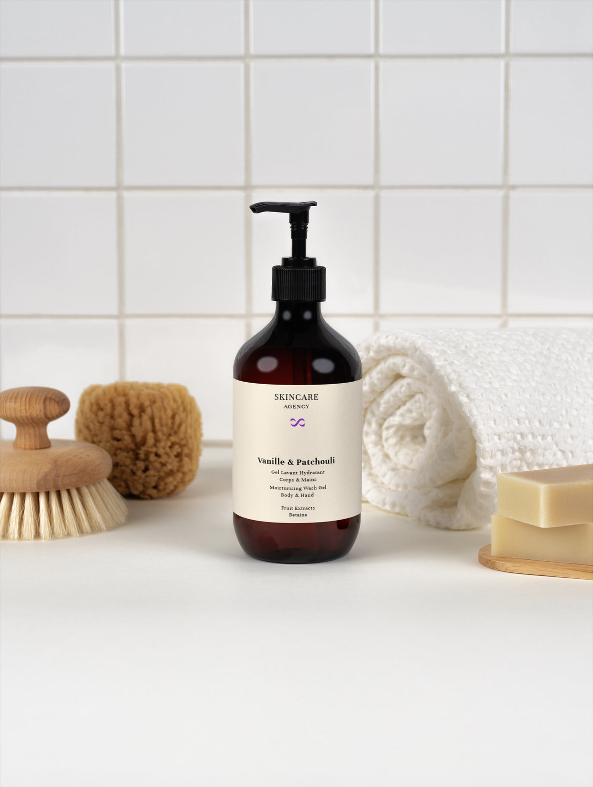 Vanille & Patchouli-Gel nettoyant doux